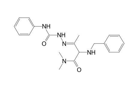 3-[(Anilinocarbonyl)hydrazono]-2-(benzylamino)-N,N-dimethylbutanamide