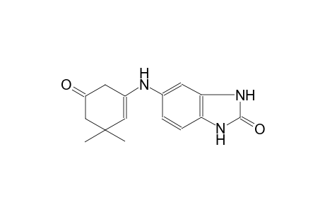 2H-benzimidazol-2-one, 5-[(3,3-dimethyl-5-oxo-1-cyclohexen-1-yl)amino]-1,3-dihydro-