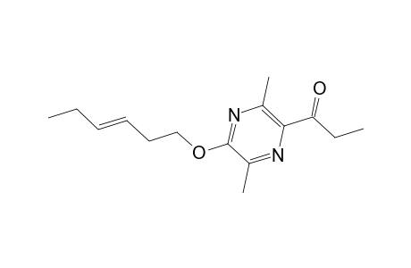 1-[3,6-Dimethyl-5-(cis-hex-3-enoxy)-2-pyrazinyl-1-propan