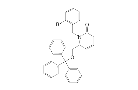 (+)-(6R)-1-(2-BROMOBENZYL)-6-[(TRITYLOXY)-METHYL]-3,6-DIHYDRO-PYRIDIN-2(1H)-ONE