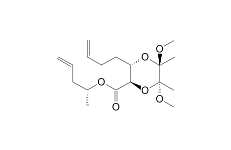 (2R,3S,5R,6R)-3-But-3-enyl-5,6-dimethoxy-5,6-dimethyl-[1,4]dioxane-2-carboxylic acid (R)-1-methyl-but-3-enylester