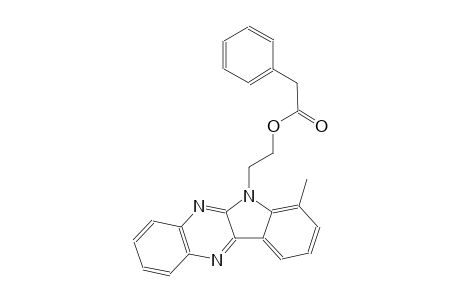 2-(7-methyl-6H-indolo[2,3-b]quinoxalin-6-yl)ethyl phenylacetate