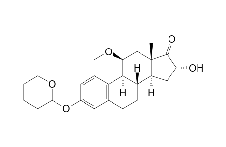 (8S,9S,11S,13S,14S,16R)-11-methoxy-13-methyl-3-(oxan-2-yloxy)-16-oxidanyl-7,8,9,11,12,14,15,16-octahydro-6H-cyclopenta[a]phenanthren-17-one