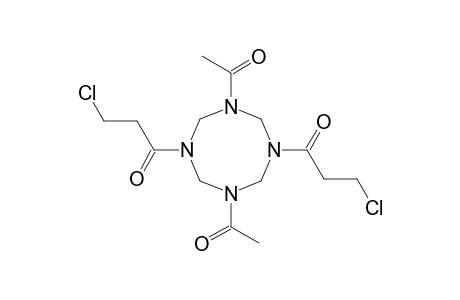 1,5-Diacetyl-3,7-bis(3-chloropropanoyl)-1,3,5,7-tetraazocane
