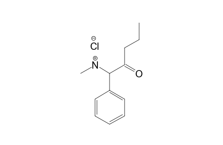 ISOPENTEDRONE-HYDROCHLORIDE;1-METHYLAMINO-1-PHENYLPENTAN-2-ONE-HYDROCHLORIDE