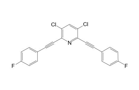 3,5-Dichloro-2,6-bis((4-fluorophenyl)ethynyl)pyridine