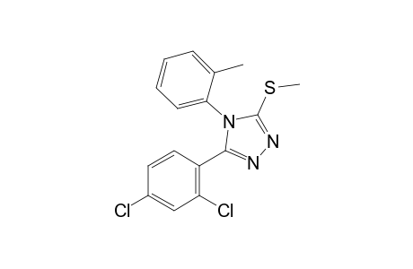 3-(2,4-dichlorophenyl)-5-(methylthio)-4-o-tolyl-4H-1,2,4-triazole