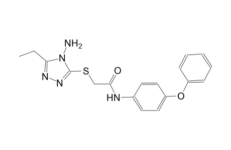 acetamide, 2-[(4-amino-5-ethyl-4H-1,2,4-triazol-3-yl)thio]-N-(4-phenoxyphenyl)-