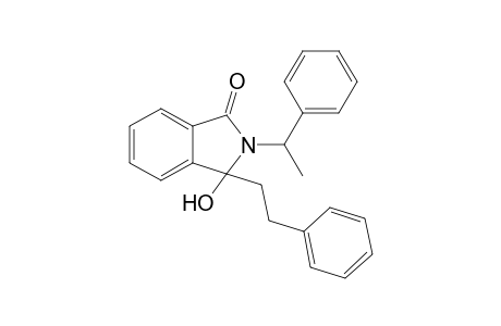 3-Hydroxy-2-(1-phenylpethyl)-3-(2-phenylethyl)isoindolin-1-one