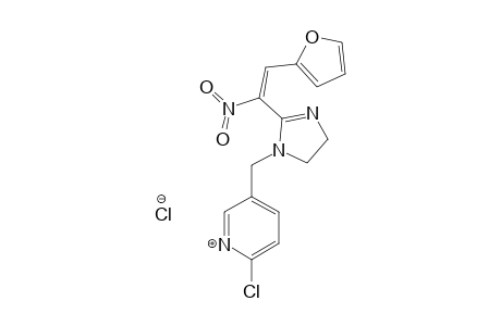 (Z)-2-CHLORO-5-[[2-(2-FURAN-2-YL)-1-NITROVINYL]-4,5-DIHYDROIMIDAZOL-1-YL]-METHYL]-PYRIDINE-HYDROCHLORIC-ACID-SALT