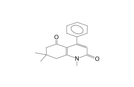 1,7,7-trimethyl-4-phenyl-1,2,5,6,7,8-hexahydroquinoline-2,5-dione