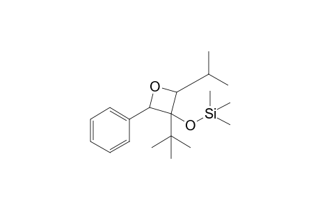 3-(1',1'-Dimethylethyl)-4-(1'-methylethyl)-2-phenyl-3-[(trimethylsilyl)oxy]oxetane