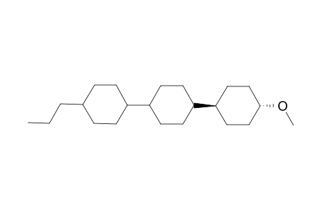 trans-1-Methoxy-4-[trans-4-(trans-4-propylcyclohexyl)cyclohexyl]cyclohexane