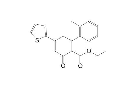 ethyl 6-(2-methylphenyl)-2-oxo-4-(2-thienyl)-3-cyclohexene-1-carboxylate