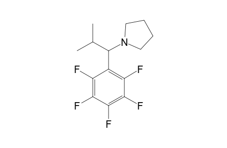 1-(2-METHYL-1-PENTAFLUOROPHENYLPROPYL)-PYRROLIDINE
