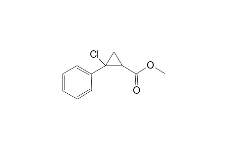 2-Chloro-2-phenyl-cyclopropanecarboxylic acid methyl ester