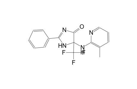 5-[(3-methyl-2-pyridinyl)amino]-2-phenyl-5-(trifluoromethyl)-1,5-dihydro-4H-imidazol-4-one