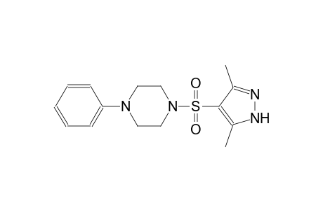 1-[(3,5-dimethyl-1H-pyrazol-4-yl)sulfonyl]-4-phenylpiperazine
