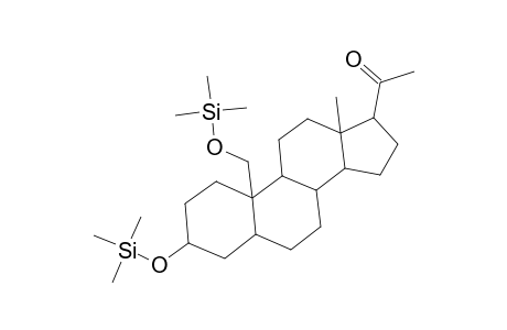 Pregnane-20-one, 3,19-bis[(trimethylsilyl)oxy]-, (3.alpha.,5.alpha.)-