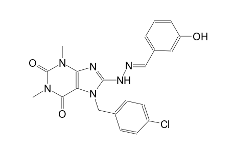 3-hydroxybenzaldehyde [7-(4-chlorobenzyl)-1,3-dimethyl-2,6-dioxo-2,3,6,7-tetrahydro-1H-purin-8-yl]hydrazone