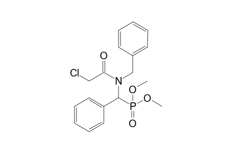 2-Chloranyl-N-[dimethoxyphosphoryl(phenyl)methyl]-N-(phenylmethyl)ethanamide