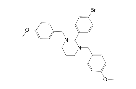 2-(4-bromophenyl)-1,3-bis(4-methoxybenzyl)hexahydropyrimidine