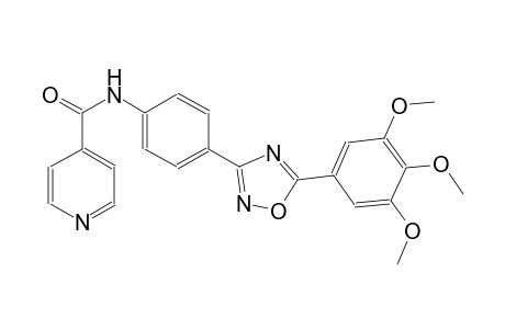 4-pyridinecarboxamide, N-[4-[5-(3,4,5-trimethoxyphenyl)-1,2,4-oxadiazol-3-yl]phenyl]-