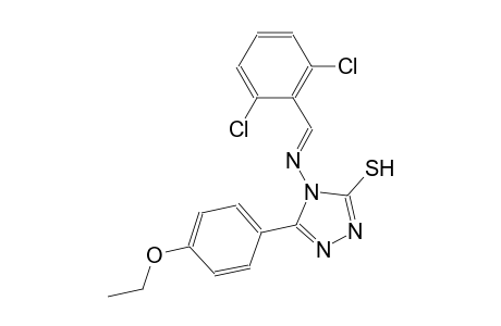 4-{[(E)-(2,6-dichlorophenyl)methylidene]amino}-5-(4-ethoxyphenyl)-4H-1,2,4-triazole-3-thiol