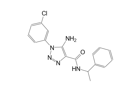 1H-1,2,3-triazole-4-carboxamide, 5-amino-1-(3-chlorophenyl)-N-(1-phenylethyl)-