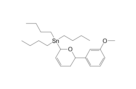 2-(3-Methoxyphenyl)-6-tributylstannyl-2,3-dihydro-2H-pyran
