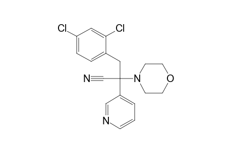 4-Morpholineacetonitrile, alpha-[(2,4-dichlorophenyl)methyl]-alpha-3-pyridinyl-