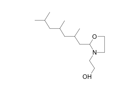 2-(2,4,6-TRIMETHYLHEPTYL)-3-(2-HYDROXYETHYL)-1,3-OXAZOLIDINE