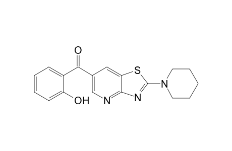 6-(2-Hydroxybenzoyl)-2-(piperidin-1-yl)thiazolo[4,5-b]pyridine
