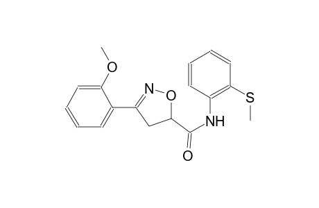 5-isoxazolecarboxamide, 4,5-dihydro-3-(2-methoxyphenyl)-N-[2-(methylthio)phenyl]-