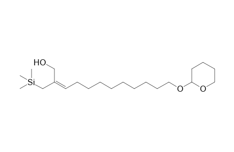 12-(Tetrahydropyran-2-yloxy)-2-(trimethylsilylmethyl)dodec-2-en-1-ol