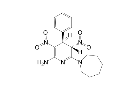 6-Amino-3,4-dihydro-3,5-dinitro-4-phenyl-2-(hexahydroazepino)pyridine
