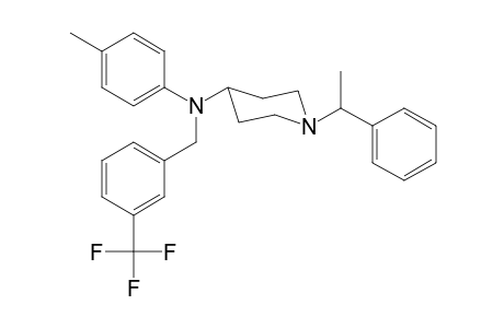 N-[3-(trifluoromethyl)benzyl]-N-4-methylphenyl-1-(1-phenylethyl)piperidin-4-amine
