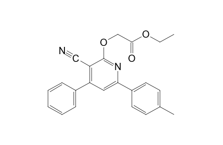 [(3-cyano-4-phenyl-6-p-tolyl-2-pyridyl)oxy]acetic acid, ethyl ester