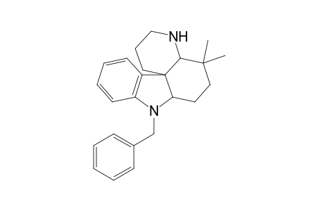 5,5-Dimethyl-8-benzyl-1,2,3,4,4a,5,6,7,7a,8-decahydropyrido[2,3-d]carbazole