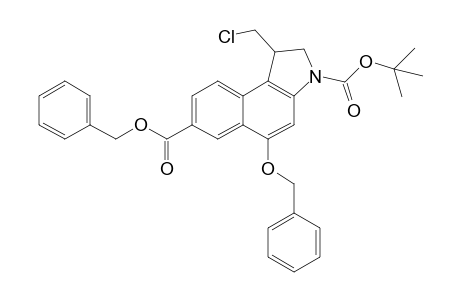 Benzyl 5-(benzyloxy)-3-[(t-butoxy)carbonyl]-1-(chloromethyl)-2,3-dihydro-1H-benz[e]indole-7-carboxylate