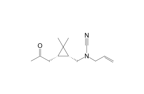[(1R,3S)-2,2-dimethyl-3-(2-oxidanylidenepropyl)cyclopropyl]methyl-prop-2-enyl-cyanamide