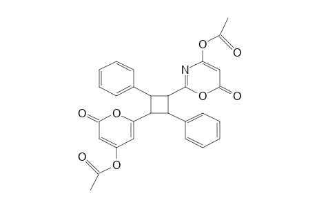 Cyclobutane, 1R-(4-acetoxy-6-oxo-6H-1,3-oxazin-2-yl)-3E-(4-acetoxy-2-oxo-2H-pyran-6-yl)-2Z,4E-diphenyl-