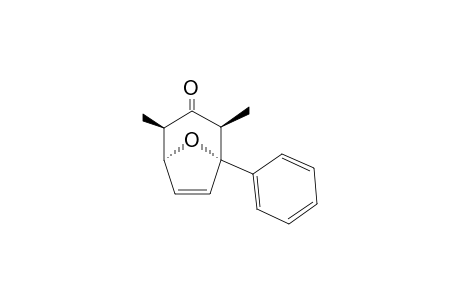 (1R,2S,4R,5S)-2,4-dimethyl-1-phenyl-8-oxabicyclo[3.2.1]oct-6-en-3-one