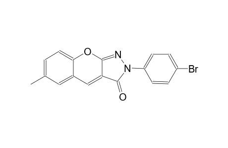 [1]benzopyrano[2,3-c]pyrazol-3(2H)-one, 2-(4-bromophenyl)-6-methyl-