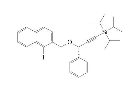 [{3-[(1'-Iodo-2'-naphthyl)methoxy]-3(S)-phenyl-1-propynyl}-triisopropyl]-silane