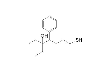 3-Ethyl-7-mercapto-4-phenyl-3-heptanol