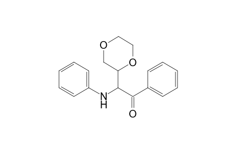 2-(1,4-Dioxan-2-yl)-1-phenyl-2-(phenylamino)ethanone