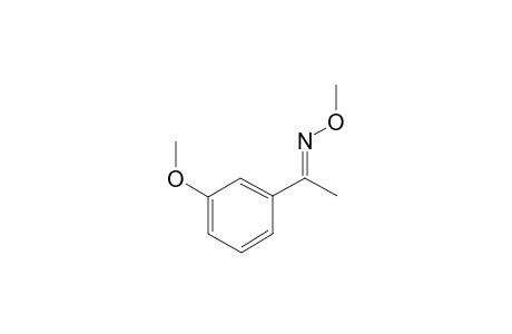 (E)-methoxy-[1-(3-methoxyphenyl)ethylidene]amine