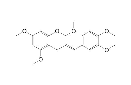 2-[(E)-3-(3,4-dimethoxyphenyl)allyl]-1,5-dimethoxy-3-(methoxymethoxy)benzene