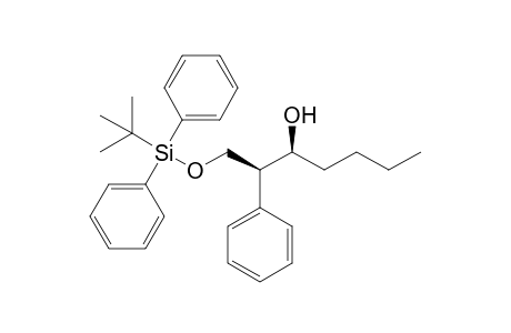 (2S,3S)-1-[(t-Butyldiphenylsilyl)oxy]-2-phenylheptan-3-ol